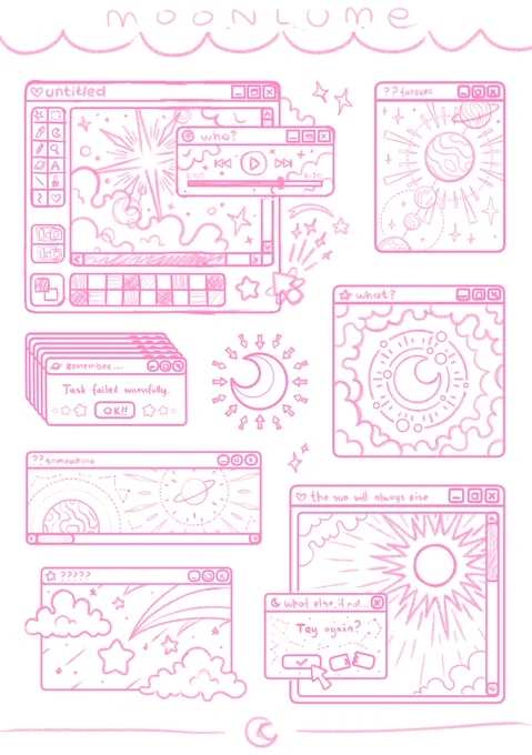 Sketch done! Having a really nice time with this :) ✨🌸 