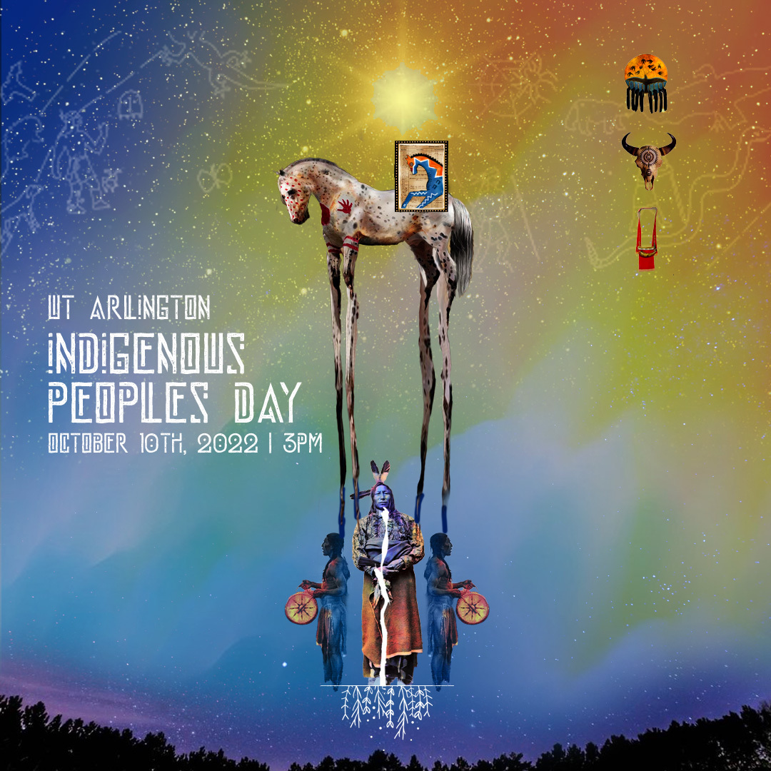 UT Arlington is hosting the First Annual Indigenous Peoples Day event this Monday, October 10. Events start at 3pm - free and open to the public!
<a href="/utarlington/">The University of Texas at Arlington</a> <a href="/CityOfArlington/">City of Arlington</a> #indigenouspeoplesday