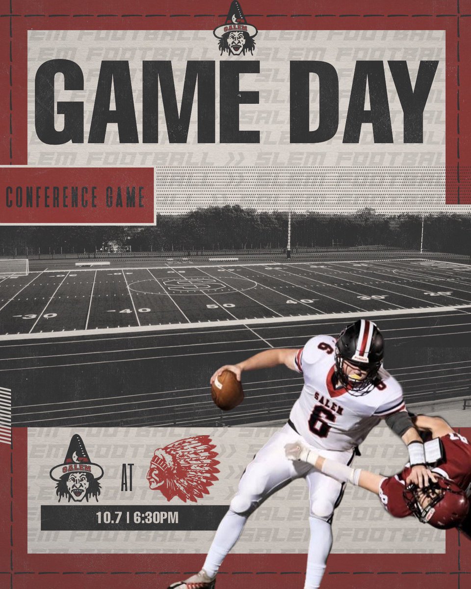 SalemHSFootball's tweet image. Game day! Your Salem Witches are taking on @SaugusSachemsAD at 6:30! If you can’t make it check out the live stream here! youtu.be/3AO38KdkRxg #GDTBG #BeatSaugus  #GoWitch