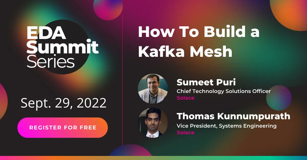 EDAsummit's tweet photo. Didn't get the chance to join us and other #Kafka lovers for our 3rd #EDASummit Series session? Don't worry! You can still get the inside scoop about how to build a #KafkaMesh for FREE, on demand:

https://t.co/KAhWnbTzm5 https://t.co/NITgAdlnVH