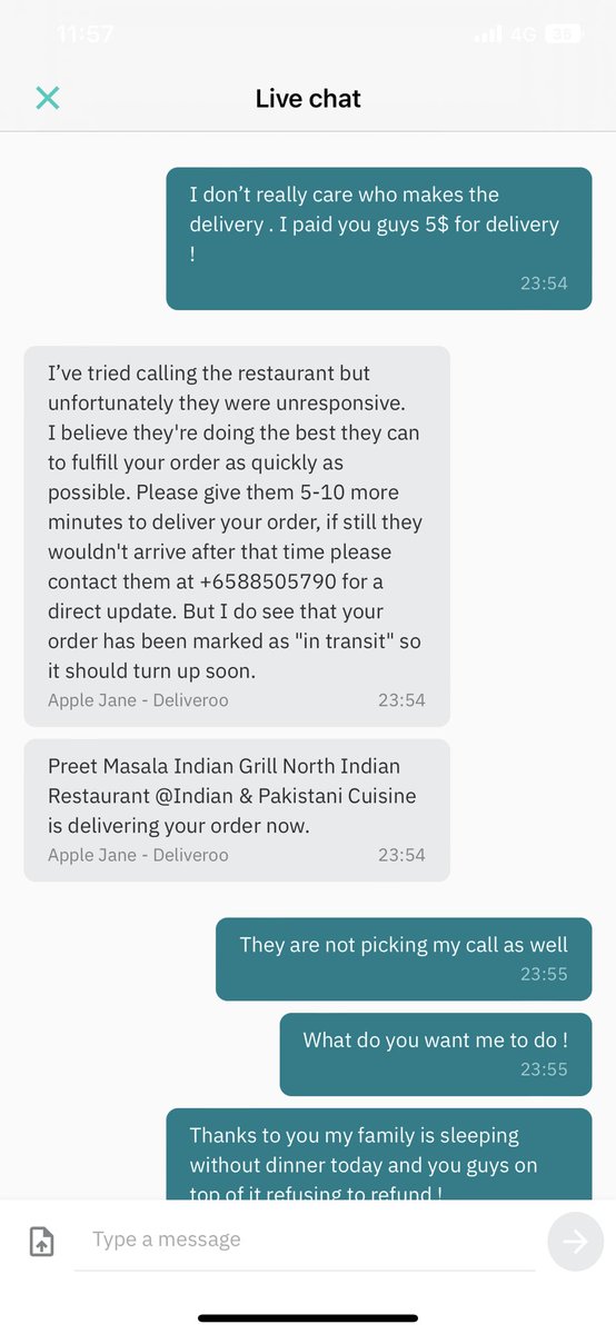 Abhis3's tweet image. @Deliveroo thank you for spoiling my Friday night and robbing me ! And your customer service is so pathetic . Thank you for helping us with our weight loss goal we will be sleeping hungry tonight . #cheat #beingcheated.#Deliveroo