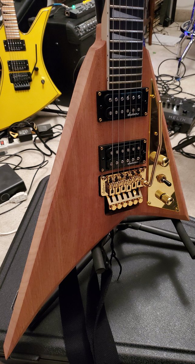 SteveWhooler's tweet photo. #newgearday #sweetwatersound #jacksonguitars #Rhoads #JSseries https://t.co/jV5NDKjoNP