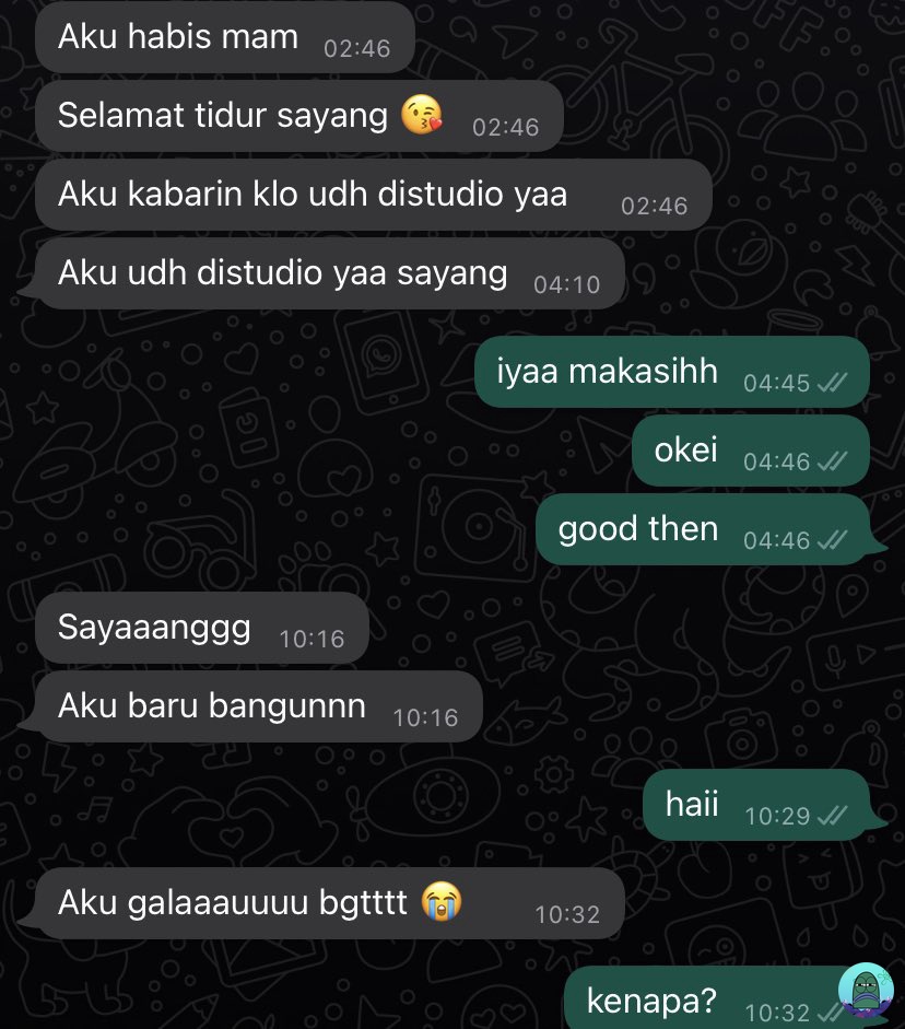 💚 susah emang kalo punya hubungan diem diem sama one of ‘influencer lucu’ yang digandrungi banyak org awoakwoak alias anjing lu ngmg bgini tp second ig lugh trnyata lg sama cewe lain😃 dan gw di hide hdh