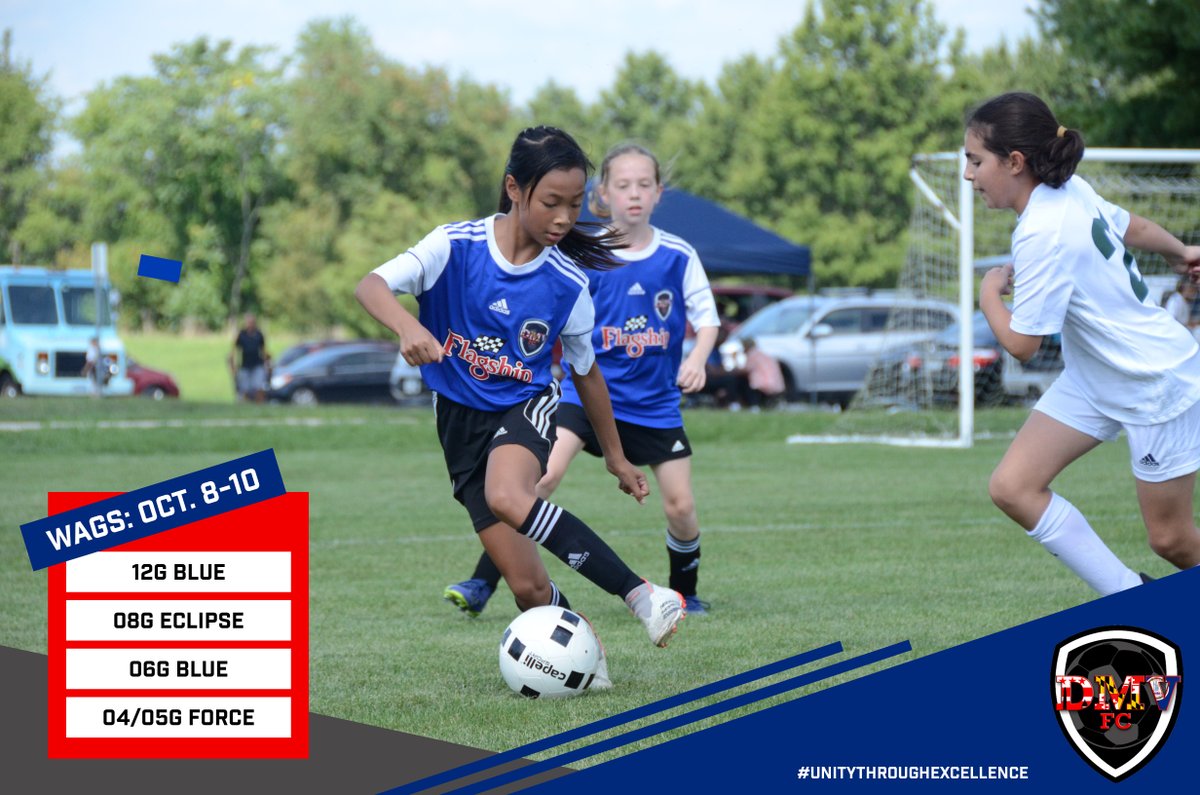 dmv_fc's tweet photo. Good luck to our 4️⃣ girls teams competing in the @WAGStournament this weekend!
Both the 06G Blue and 04/05G Force are in the 🔝 Showcase brackets for their respective age groups.
#UnityThroughExcellence https://t.co/rD07Umjrcs