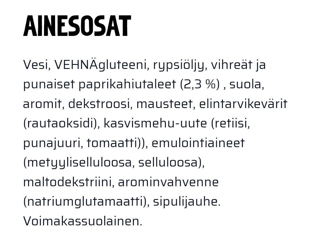 VapausLotta's tweet photo. @Penttilehtio @Pai_Pitkanen Mikäpä MUUkaan, kun ei tuota oikein voi muuksikaan sanoa.
Nimi voisi oikeastaan olla vehnägluteeni-leikkele, koska sitähän tuo pääosin on. https://t.co/cMxACJEXWe