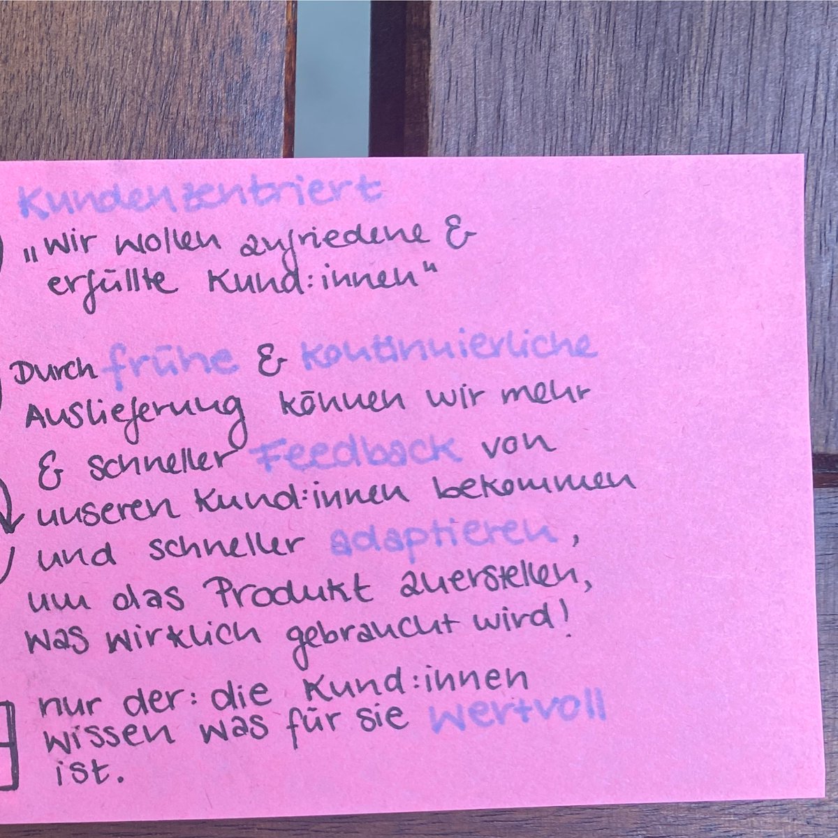 TRAFFOIO's tweet photo. Wir haben schon über ein paar agile Prinzipien gesprochen - und noch nicht über das agile Prinzip Nummer 1 🙌🏻🎉 denn das kommt jetzt, also Bühne frei: ✨

#StickyDefinition #AgilePrinciples #RealWorldAgility #StayTunedForMoreAgilePrinciples #traffonize #agile https://t.co/6Z1vuKQNCI