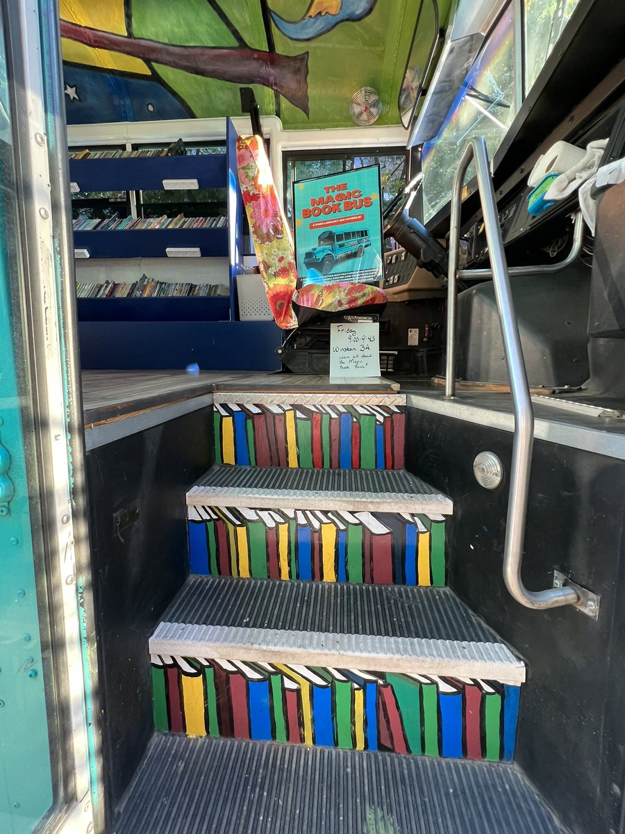NMEzell's tweet photo. Having so much fun I’m forgetting to highlight. Love seeing my HCPS peeps, The Magic Book Bus and being part of the booknerdiest amazing trivia!! ❤️ #ncslma22 #TheMagicBookBus  @EHHSMrsRogers @kerirowe87 @MediaRms @debramsey95 @stacymcanulty @sarahpjustice @candidlibrarian https://t.co/OsK2U7QTHG