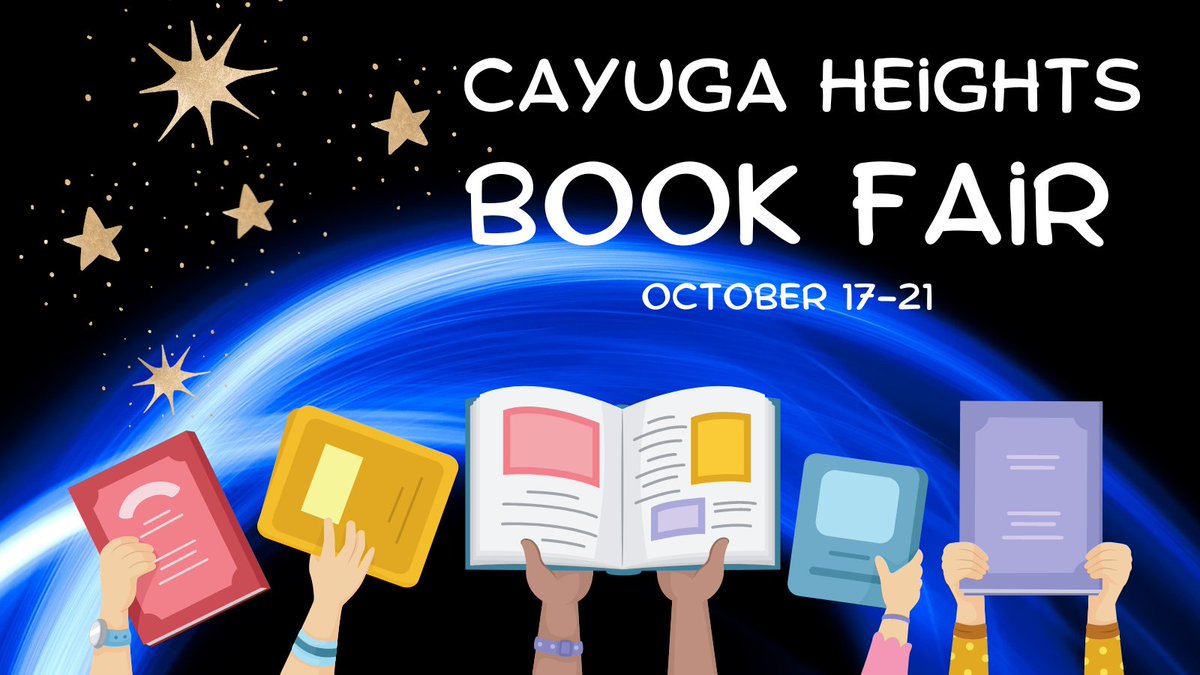 The Cayuga Heights Book Fair starts today and will run through October 21. Don't forget to buy your books! bookfairs.scholastic.com/bf/cayugaheigh…