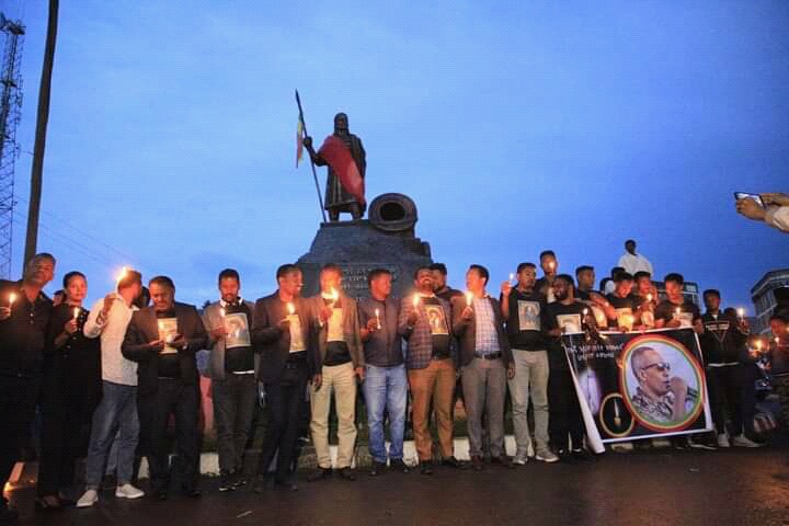 GetachewSS's tweet photo. At this hour : Remembering legend #MadingoAfework in Gonder. https://t.co/dCpYynoooE