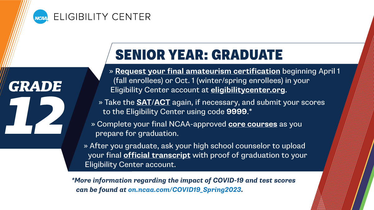 🚨 RESOURCE ALERT 🚨 Want to be an @NCAA #studentathlete? Follow this timeline to plan out your high school years and meet @ncaaec requirements upon graduation. ➡️ on.ncaa.com/HSTimeline