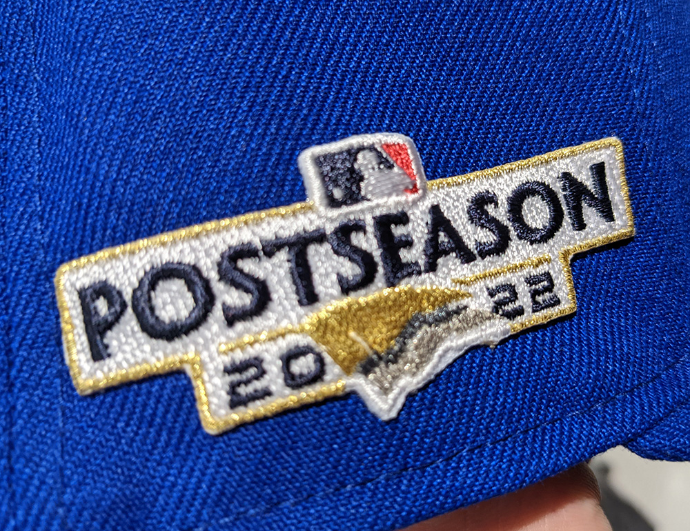 Chris Creamer  SportsLogos.Net on X: 2022 MLB Postseason ✓ Postseason  Patches on caps ❌ Postseason Patches on jerseys ❌ Ads on batting helmets* *- MLB had the option of selling that space