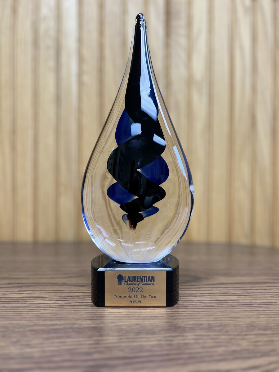 aeoa_official's tweet photo. We are honored to be named Nonprofit of the Year by the @LaurentianChamb . We would like to thank the Laurentian Chamber, partners, staff, volunteers, and community members. Without you all, we would never be able to accomplish what we do for the community. https://t.co/0JzigIJxcA