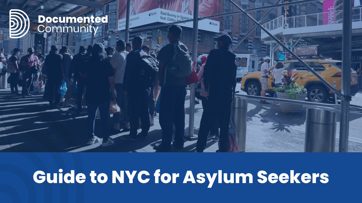 🚨 Documented launches newimmigrants.nyc, a homepage for newly arrived asylum seekers. This is the essential guide for Day 1 in NYC with clear information about how to access shelter, food, free legal help, language classes and more.