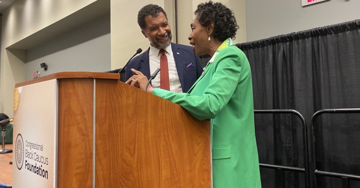 Architects are working to address inequities to improve access to safe &amp; equitable housing, but federal support is necessary. 

To build that federal support, we joined members of congress last week at the <a href="/CBCFInc/">CBCF Inc.</a>'s #ALC51 to discuss #AffordableHousing. ⬇️🎉