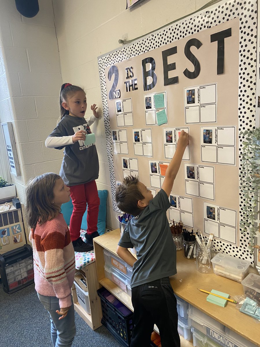 mrscdennison's tweet photo. Beginning to set personal learning goals for ourselves! Thinking about ways we can intentionally work on our goals to help us feel confident! #goalgetters @CUYHTS https://t.co/wmexhVhuYT