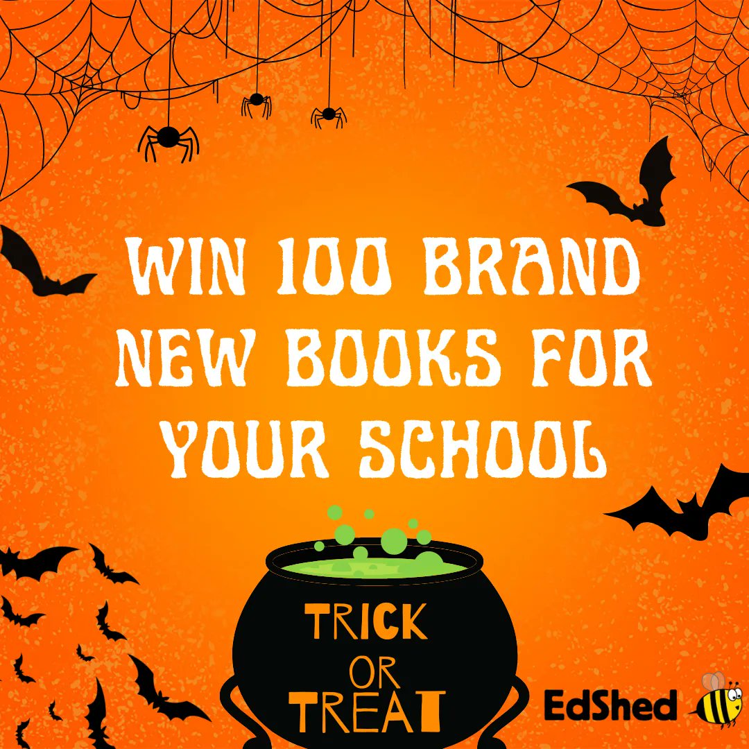We are giving you the chance to win a huge treat... 100 BRAND NEW BOOKS FOR YOUR SCHOOL To be in with a chance of winning, all you have to do is ❤️ Like 🔃 Retweet ➡️Follow @SpellingShed and @PhonicsShed Closes 31.10.22 One winner across all social media platforms