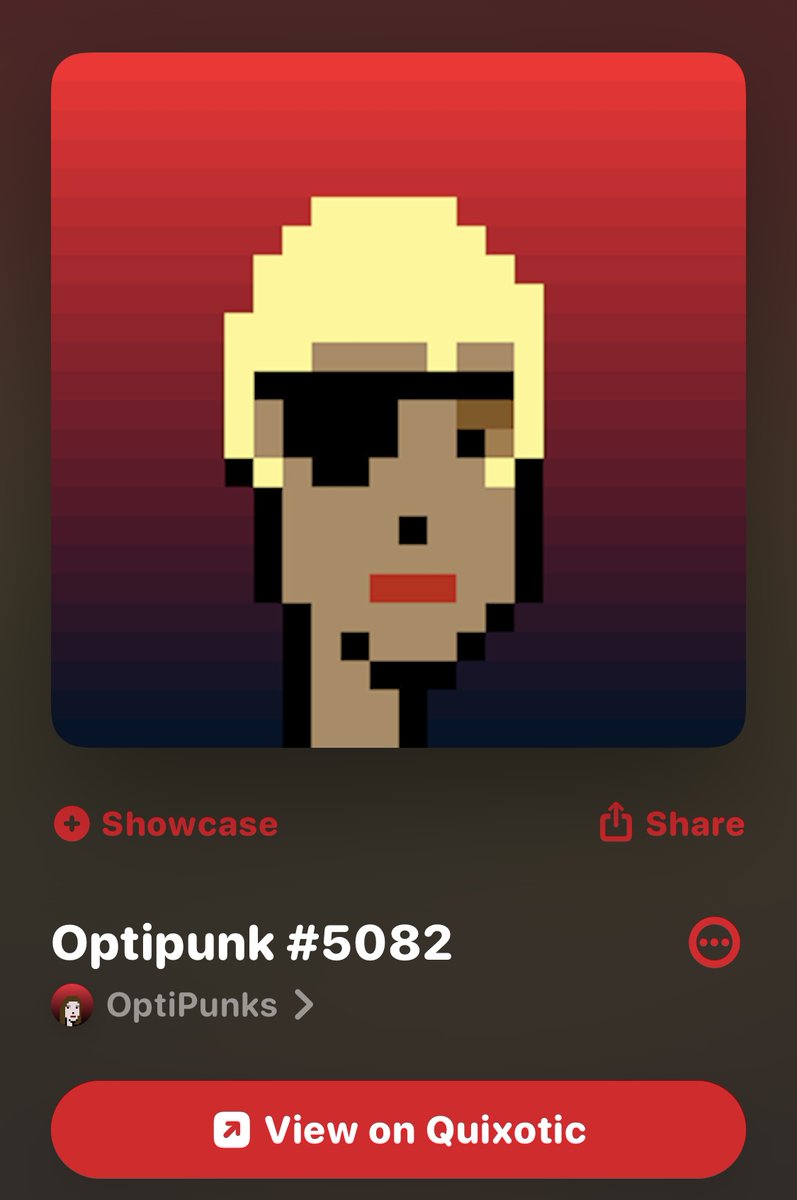 OptiJerseys's tweet photo. To celebrate our partnership we will be giving away Optipunk #5082 🚀 https://t.co/G011uKvAQ8