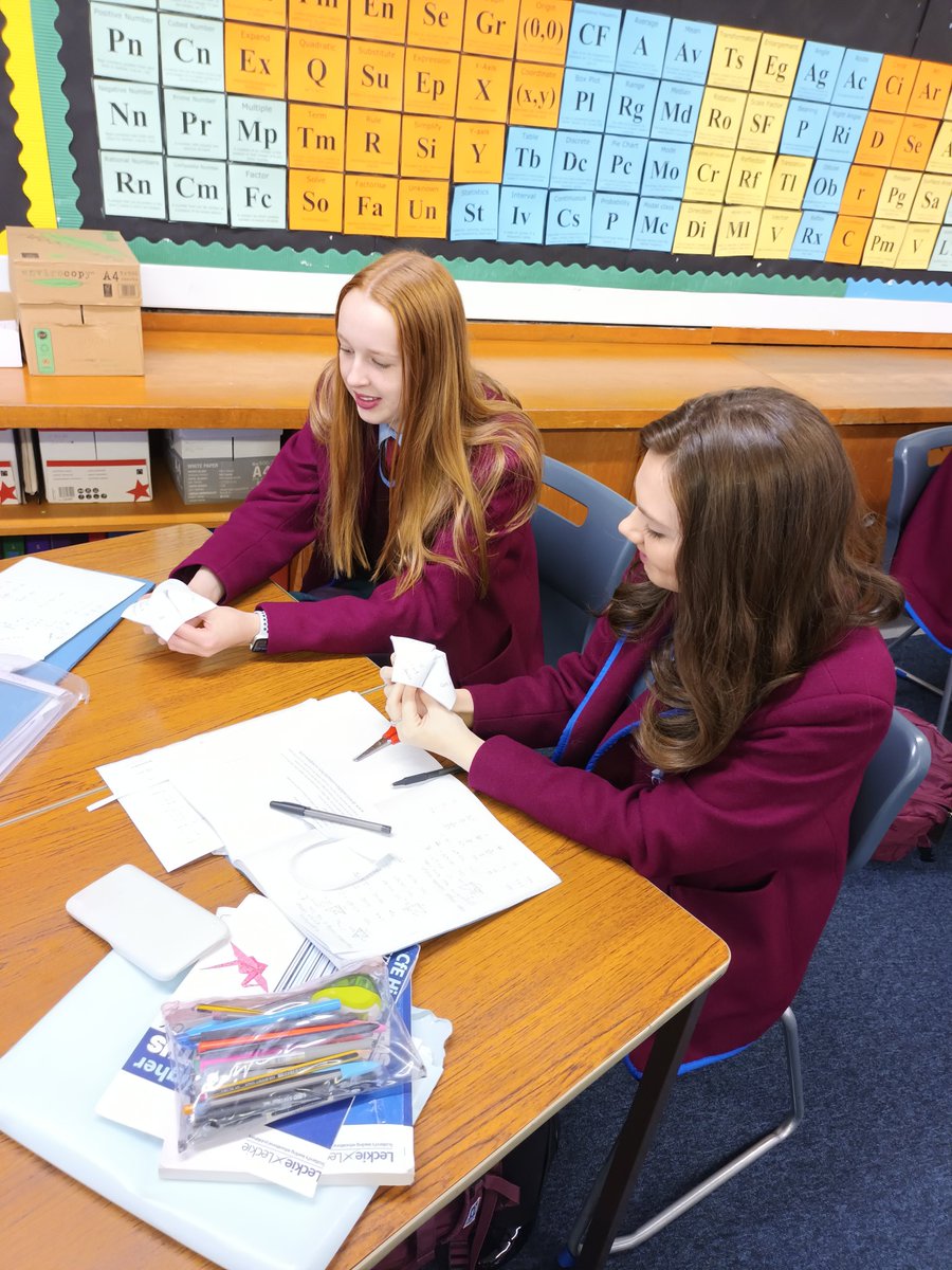 HCScot_Maths's tweet photo. Higher Maths revising Exact Values using paper fortune tellers. Hopefully they come out their pockets over the weekend when they are learning the exact values. #HamiltonMaths #HigherMathsisFun #HamiltonWisdom #HamiltonInnovation https://t.co/EDMxUWpSDv