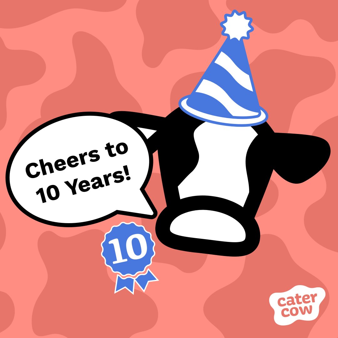 Holy cow, it's been 10 years! 🎉❤️

Time flies when you’re helping awesome customers and working closely with amazing restaurants and caterers. Check out the blog post linked in our bio to read more about our journey (and to see our CEO in a cow costume)!