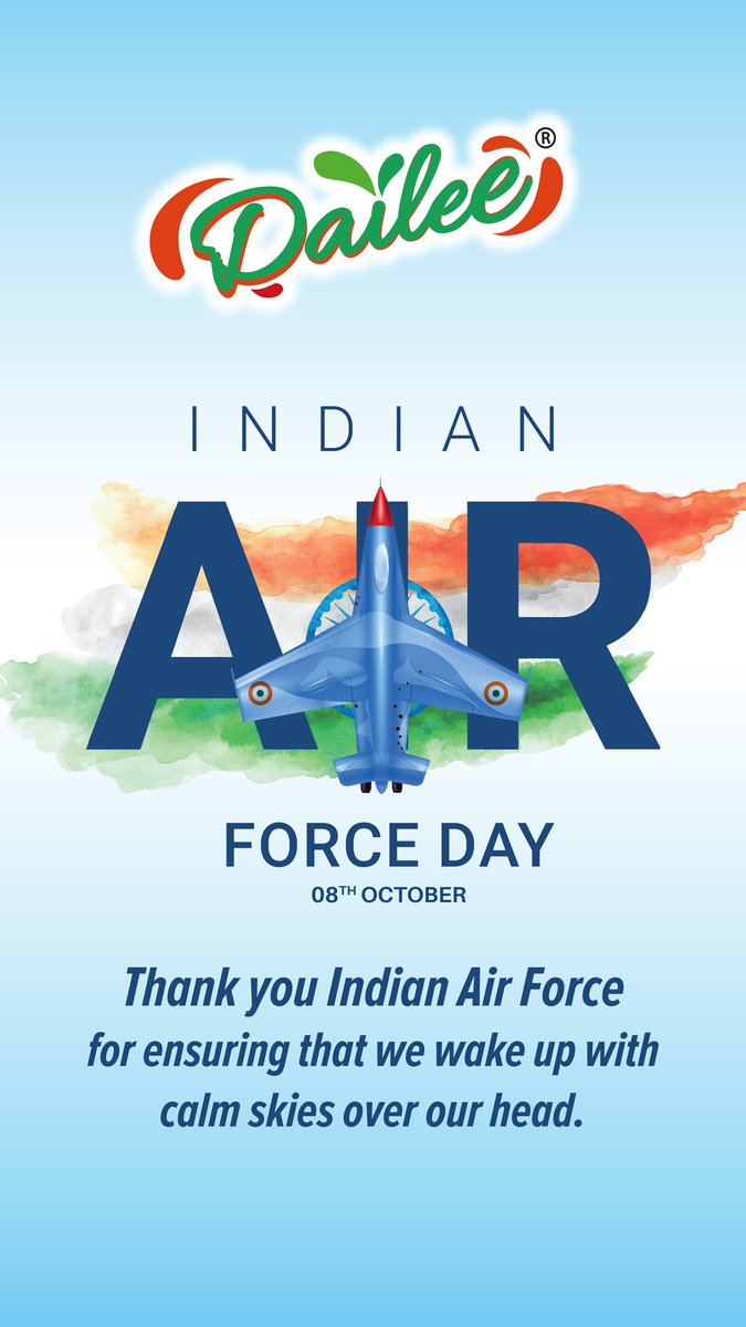 dailee_india's tweet photo. Indian air force day
.
.
.
.
#dailee #daileefresh #tastethedailee #southindia #trending #indianairforceday #IndianAirForce #AirForceDay_Oct08 #october8 https://t.co/uN56GOPcoX