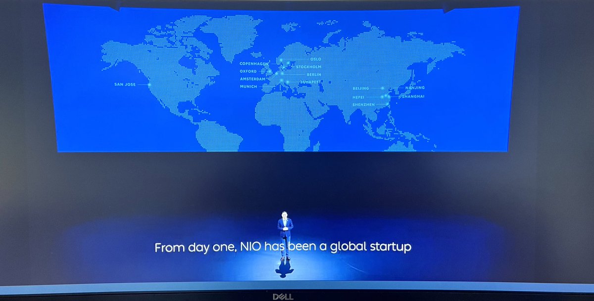 mmaronati's tweet photo. Following #NIO launch in Berlin. New full electric car with swapable battery arriving in Europe #NIOBerlin #niohouse #niocommunity https://t.co/Blb7Igggsr