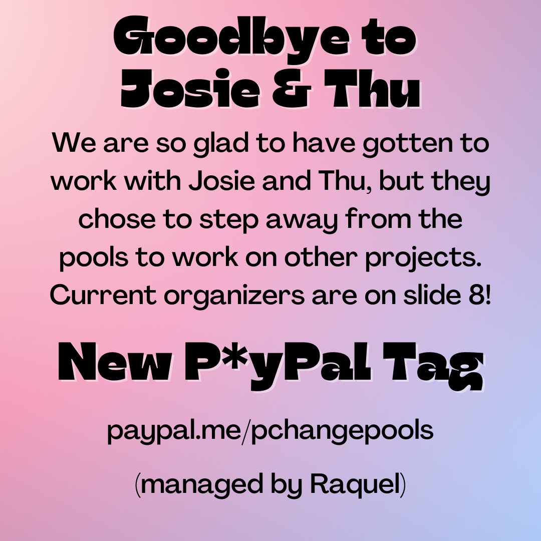 pocket change pools on Twitter "new handles, new pooling processes