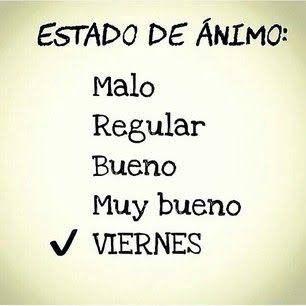 ¡Que tengas un viernes increíble!😎