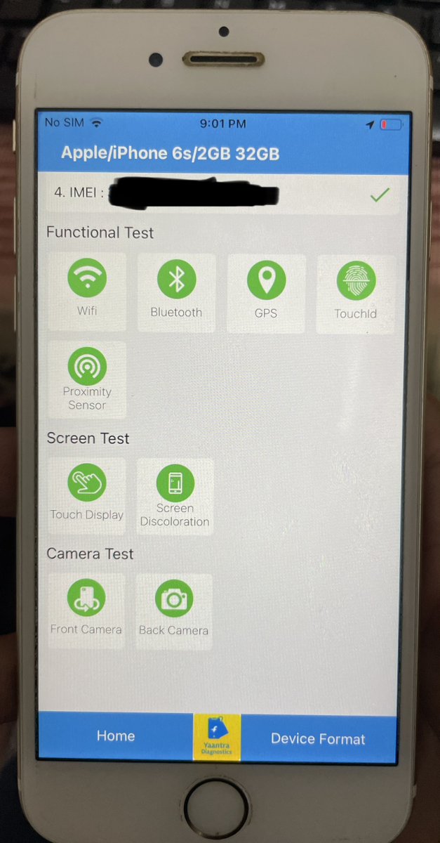 ergauravpaliwal's tweet photo. @Flipkart please educate your delivery boy for exchange order proximity sensor test he is checking charger point. 
but using same app all test passed. please reattempt with trained staff https://t.co/hRYRRTVkyP