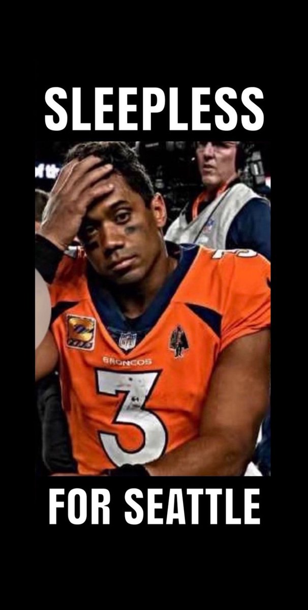 paulhett's tweet photo. @DangeRussWilson is Sleepless For Seattle https://t.co/pAPhPiynFB