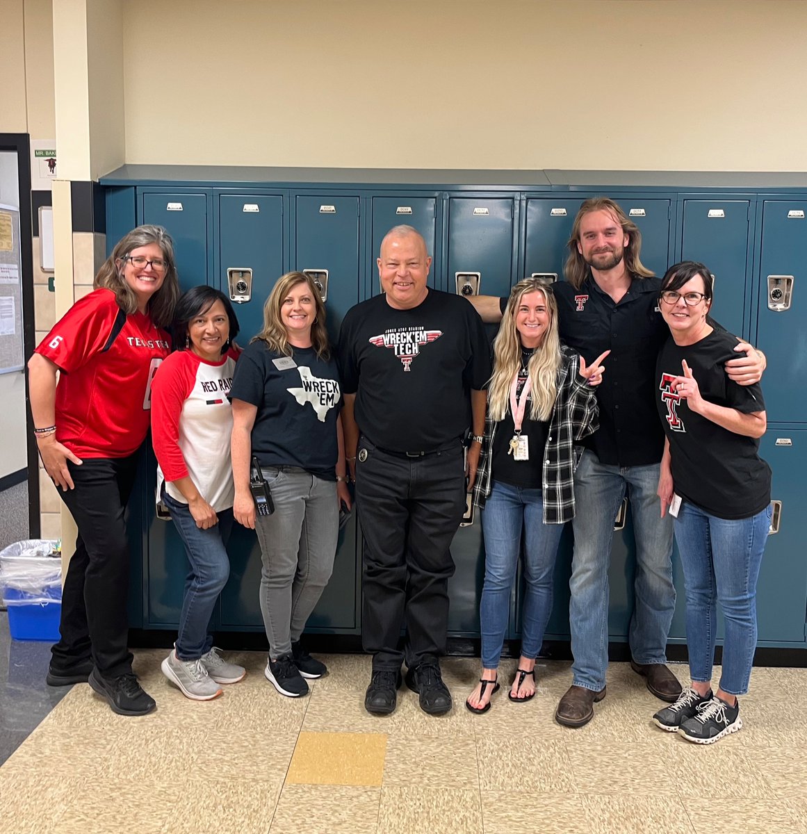 It’s College Colors Day! Our Texas Tech crew dazzled in their red and black! <a href="/KellerISD/">Keller Schools</a>  #celebrateKISD #WreckEm