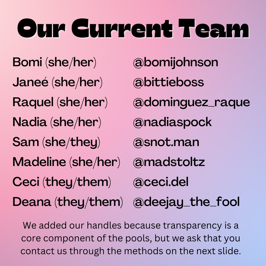 pocket change pools on Twitter "the team and how you can reach us