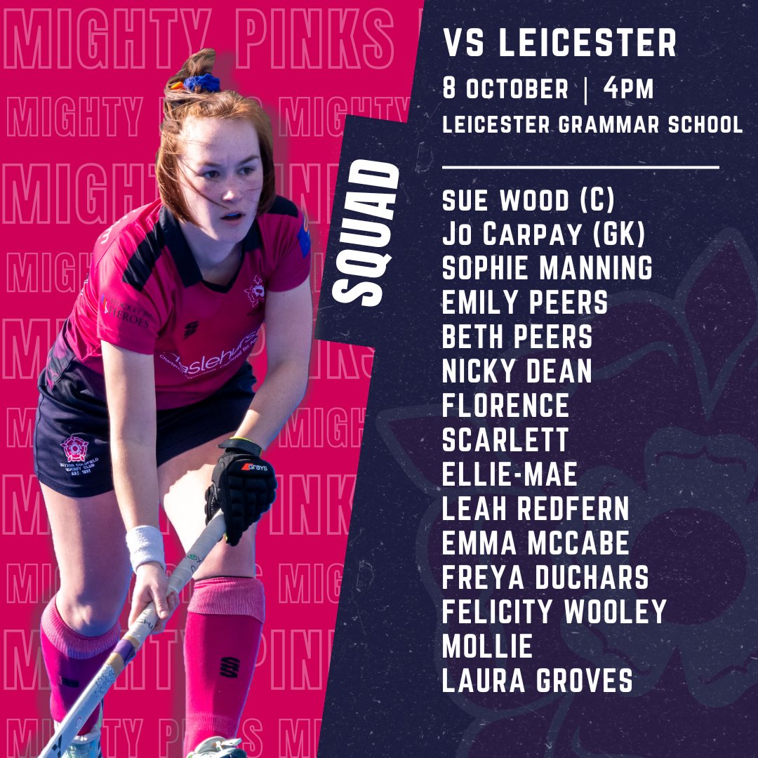 We’re back on the road again 🚗

This time to local(ish) rivals <a href="/LeicesterHockey/">Leicester City Hockey Club</a> for another tasty Div 1 clash! 🤩