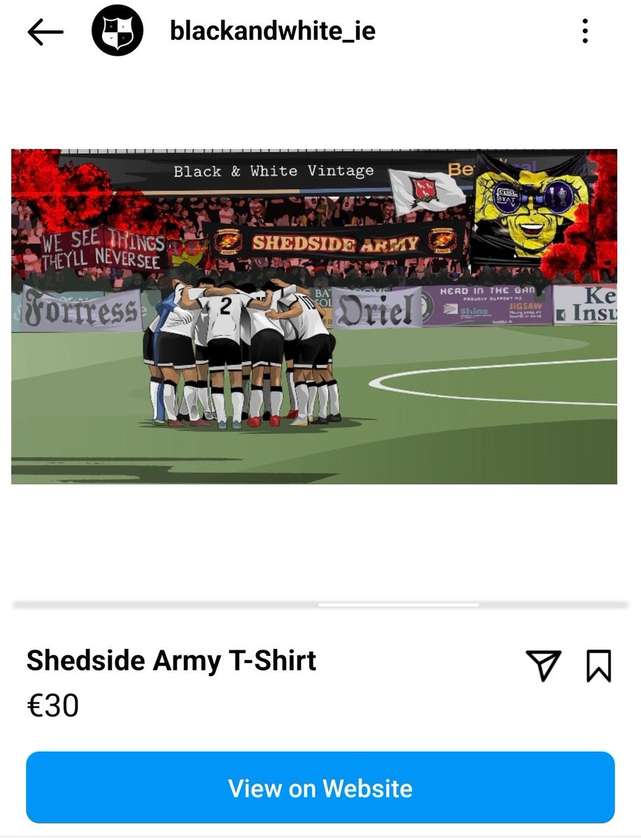 We are delighted to release the news of an exciting new collab-

Shed Side Army X Black &amp; White Vintage 🤝

100% of profits will go towards materials &amp; future displays going forward.
*Strictly no money raised will go towards any pyros*

All RTs appreciated 🖤🤍