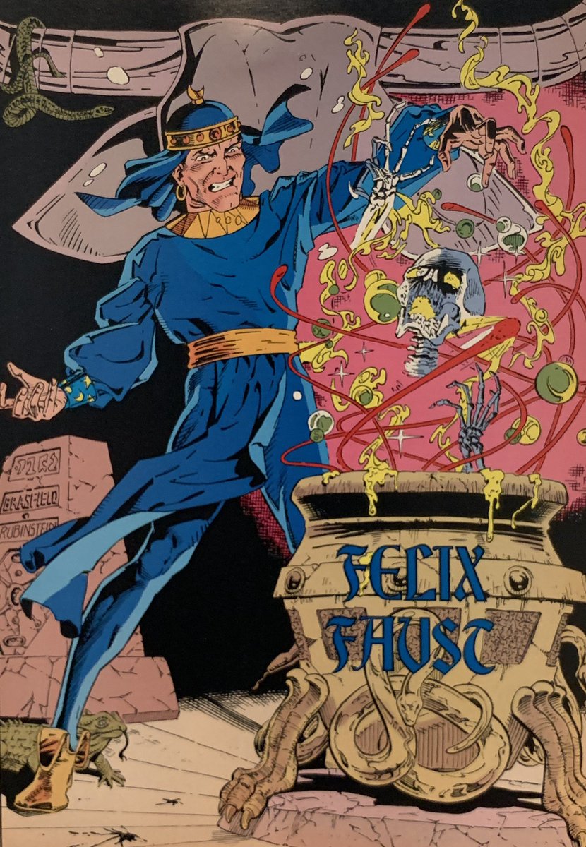 WhosWhoDC's tweet photo. Felix Faust

Alter Ego: none

(Villain)

Art by Craig Brasfield &amp; Joe Rubenstein

#dccomics #felixfaust https://t.co/DUjrP57II5