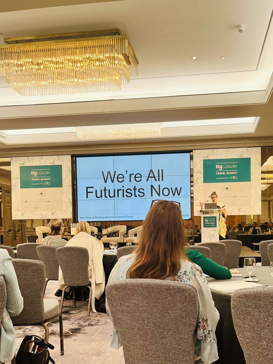 PURELUXURYagent's tweet photo. An inspiring and insightful day discussing the future of luxury travel with @TTGMedia #ttgluxurysummit https://t.co/UVqHiqVdUh