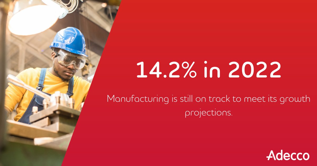 AdeccoUSA's tweet photo. It's #ManufacturingDay and #NationalJobsReportDay!
About 22,000 jobs were added to the manufacturing sector last month, which means manufacturing remains one of the best industries to start a career post-pandemic. https://t.co/Y3IZM93wqS
#AdeccoUSA #Staffing #JobsReport #MFG https://t.co/gjrhPMlyRv