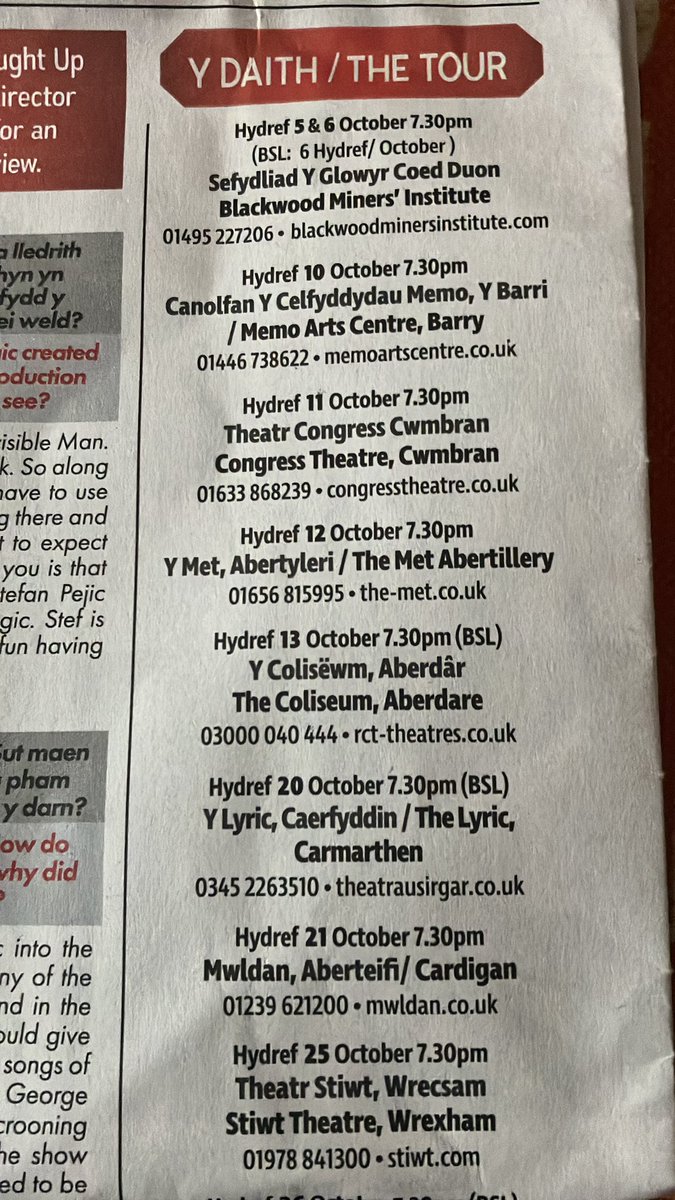 👏👏👏👏 go see this cracker of a comedy 💫✨💫 Llongyfarchiadau team #theinvisibleman @BlackRATProds <a href="/RCTtheatres/">Theatrau RCT Theatres</a>  <a href="/ZoeDavies79/">Zoe Davies</a> next on at…..