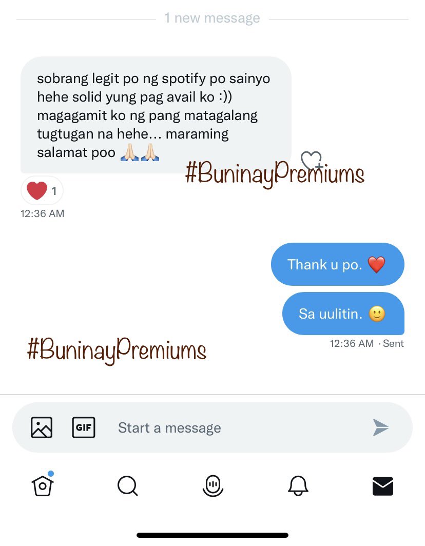 buninayttt's tweet photo. Sold Spotify Premium 3 months

#BuninayPremiumsVouches https://t.co/m5IlogDKRH
