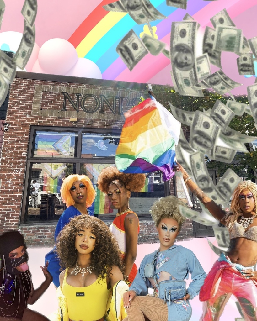 nonisdeli's tweet image. @chapelbeautyshow is back TONIGHT for #AtlantaPrideWeek Get ready to throw that bread, dip that bread, and just ignore the term gluten free all together. Why? Come get lost in the sauce y’all 
.
.
.
#atlpride #atlnightclubs #o4watlanta #sweetauburn