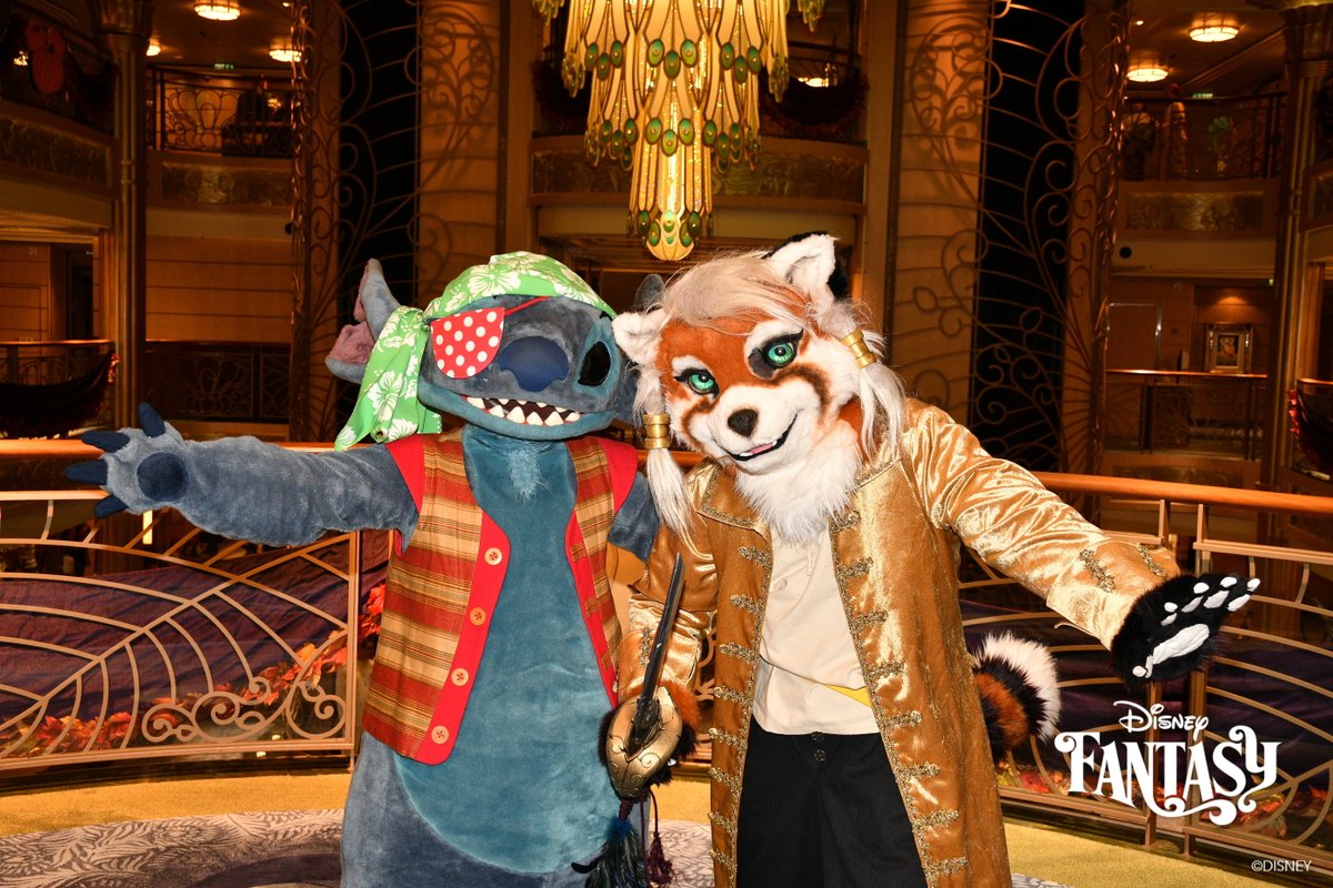 RedPandaAvery's tweet photo. Arrgh! Let's take over this ship on this #FursuitFriday, Stitch! https://t.co/S6MkppwwGY
