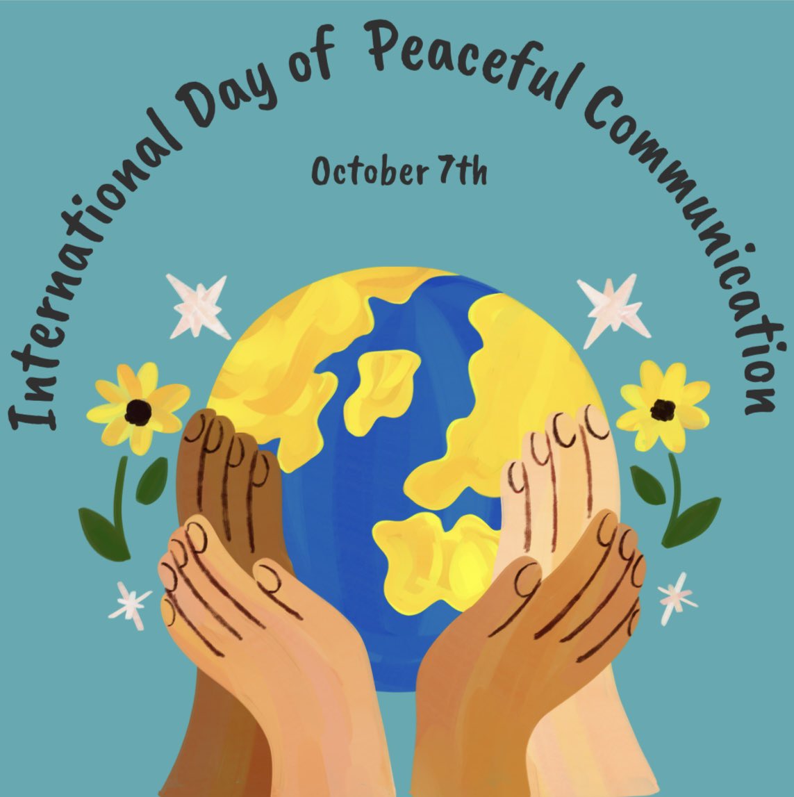 UlmComm's tweet image. Today is International Day of Peaceful Communication! Communication makes our world go 'round, but to do it most effectively, we must treat others with respect and kindness! #ulmcommprogram