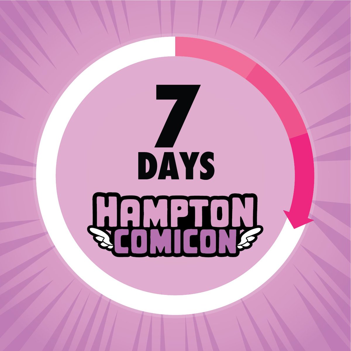 Hampton Comicon tweet media