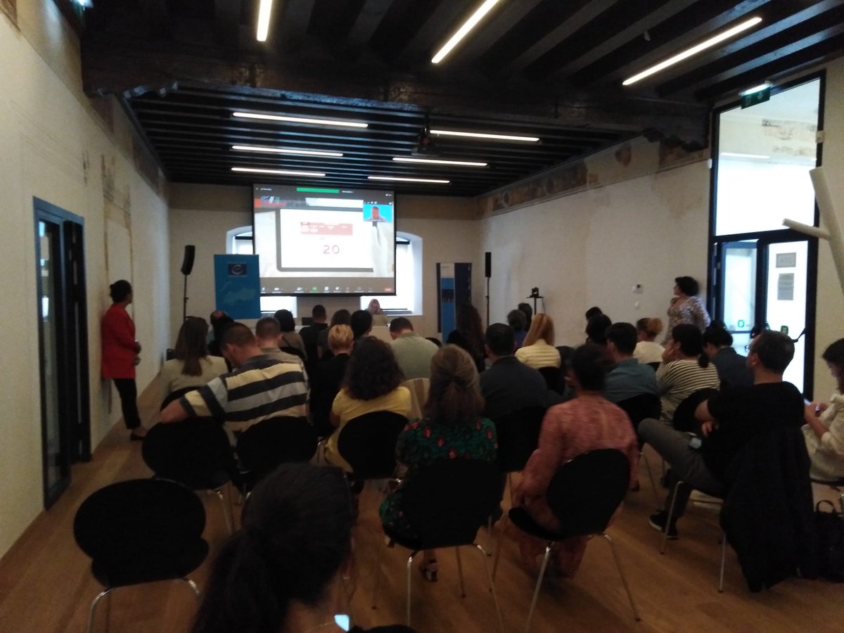 cas_see_uniri's tweet photo. Today was the last day of the Council of Europe's 5-day School on #ParticipatoryDemocracy in #MoisePalace.
We had the opportunity to host practitioners from local authorities and civil society from Croatia, Montenegro, North Macedonia, Serbia, Turkey, and Kosovo. https://t.co/P9ejBcLWU6