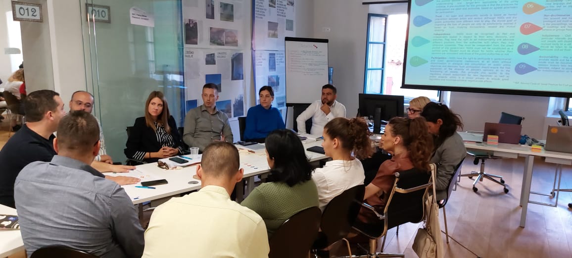 cas_see_uniri's tweet photo. Today was the last day of the Council of Europe's 5-day School on #ParticipatoryDemocracy in #MoisePalace.
We had the opportunity to host practitioners from local authorities and civil society from Croatia, Montenegro, North Macedonia, Serbia, Turkey, and Kosovo. https://t.co/P9ejBcLWU6
