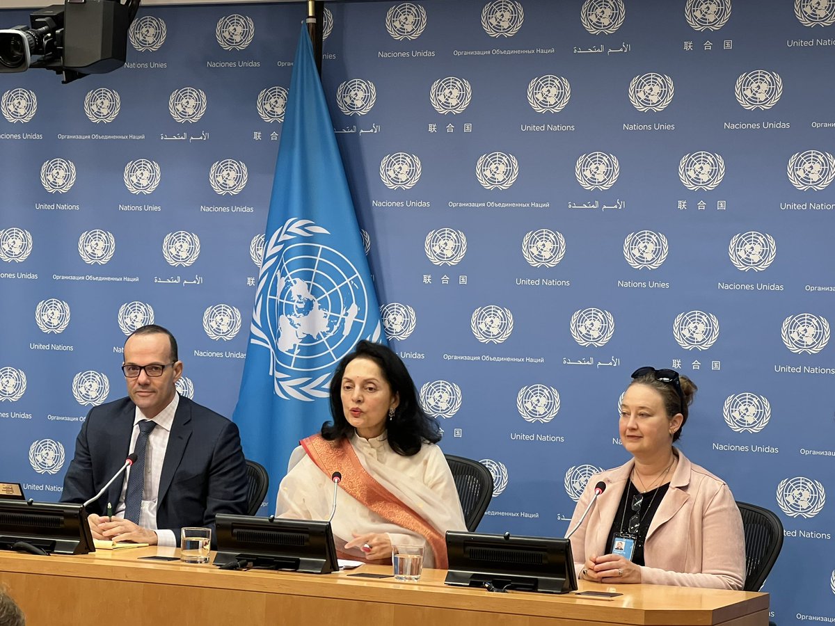 test Twitter Media - #HappeningNow: India’s Permanent Representative @UN @ruchirakamboj addresses a press conference in her capacity as Chair of the UN Security Council Counter-Terrorism Committee. https://t.co/AIHh1vX1cX
