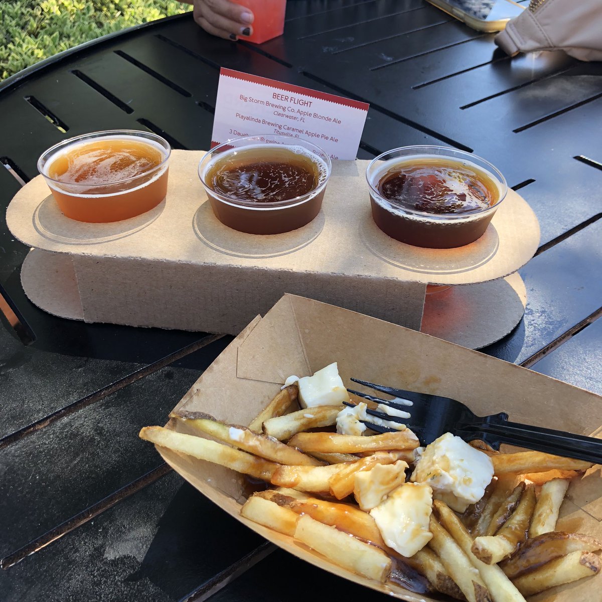 BeerAndPoutine's tweet image. True to my moniker 😉 #epcotfoodandwine