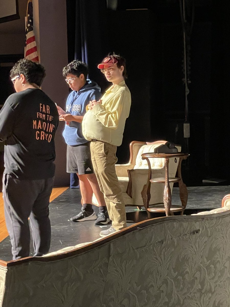 Renegade theatre working on their day off !
