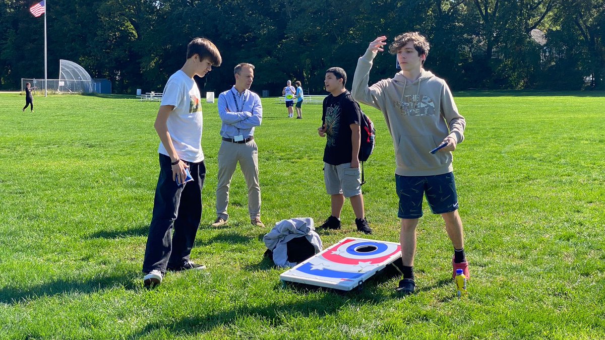 chatham_sdoc's tweet photo. Life is better when you're dancing! A beautiful day for our first Play Unified lunch with ECLC students. This monthly program builds connections between students at CHS and ECLC.  No better way to encourage others to join than to start a conga line. #wearesdoc  #PlayUnified https://t.co/kbxp6RbZL1