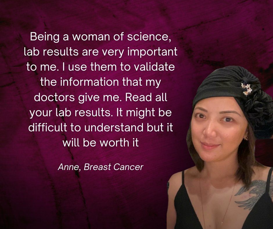 Read about Anne's journey with breast cancer on the Patient Champions website. #BreastCancerAwareness #TheLabSavedMyLife