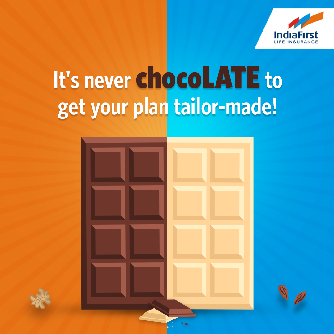 IndiaFirst_Life's tweet photo. Dark chocolate ho ya White, when things are #CustomMadeForYou, you'll just Choco-Love-It.
To make your customised plans, visit: https://t.co/GvtDztoMYj
.
#SliceOfLife #CustomPlans #Chocolate #Dark #White #Choice #Finance #RSIP #OnlinePlans #LifeInsurance #YehTohCertainHai https://t.co/yNtuDHuteK